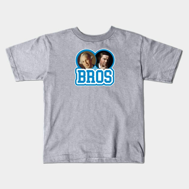 Bros before Redcoats Kids T-Shirt by Phantom Goods and Designs